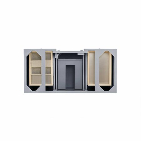 James Martin Vanities De Soto 48in Single Vanity Cabinet, Silver Gray 825-V48-SL